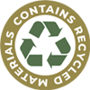 Contains Recycled Material certification