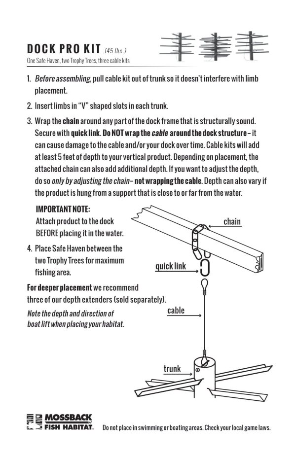 Dock Pro Kit instructions