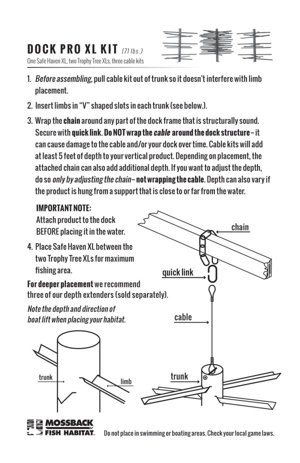 Dock Pro XL Kit instructions