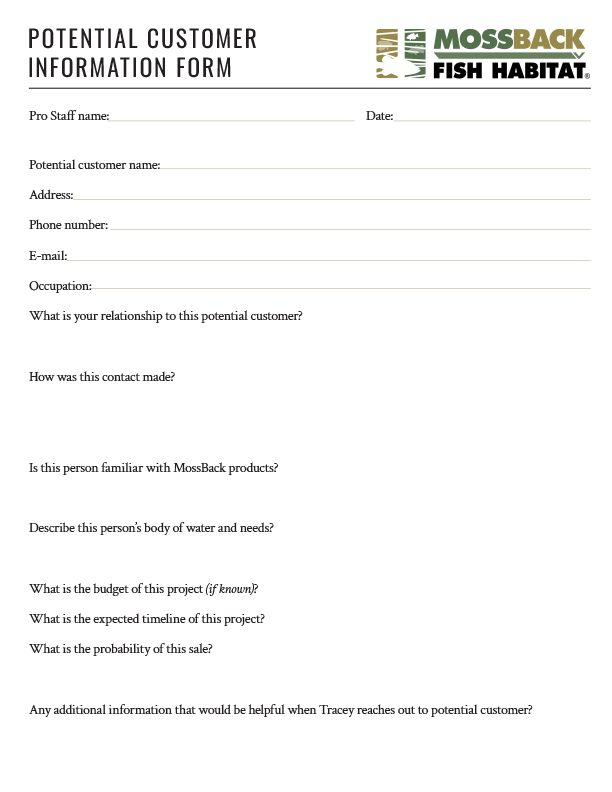 MOSS2793 2024 Potential customer form