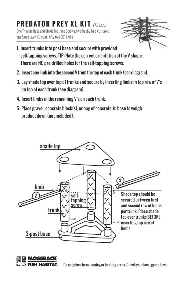 Predator Prey XL Kit instructions